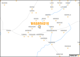 map of Bissankoye