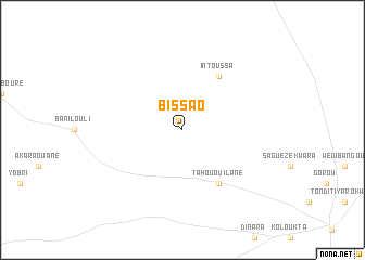 map of Bissao
