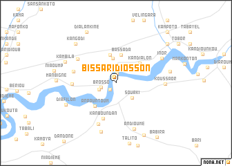 map of Bissari Diosson