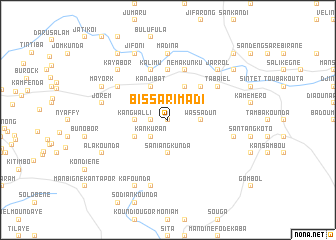 map of Bissari Madi