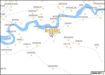 map of Bissari
