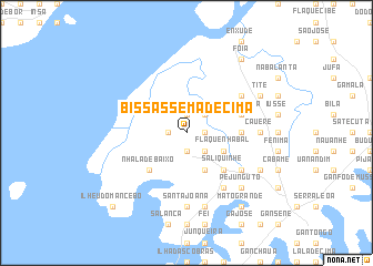 map of Bissássema de Cima