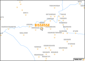 map of Bissassé