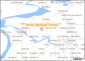 map of Bisschopswetering