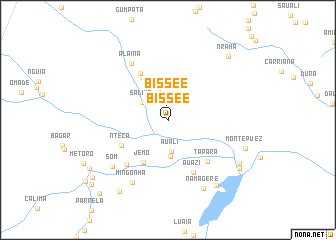 map of Bissée