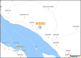 map of Bisseï