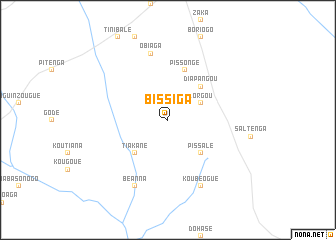 map of Bissiga