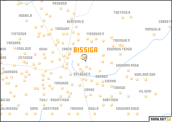 map of Bissiga