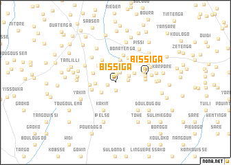 map of Bissiga