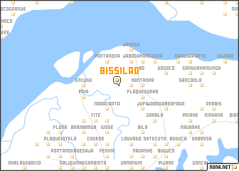 map of Bissilão