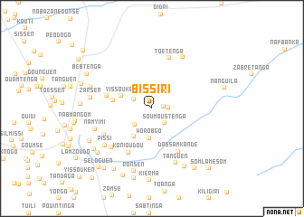 map of Bissiri