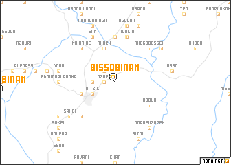 map of Bissobinam