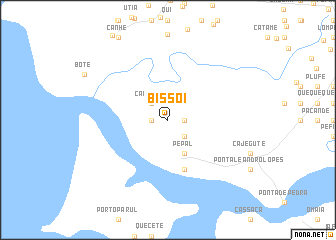 map of Bissói