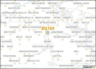 map of Bisten