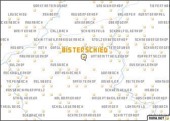 map of Bisterschied