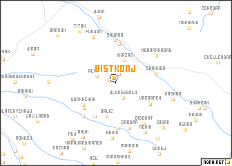 map of Bīst Konj