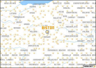 map of Biston