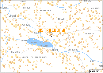 map of Bistrac Donji