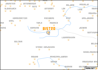 map of Bistra