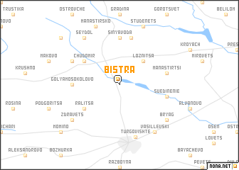 map of Bistra