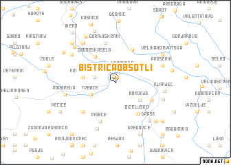 map of Bistrica ob Sotli