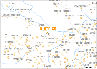 map of Bistrica