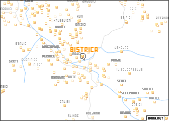 map of Bistrica