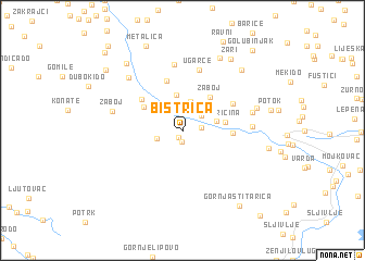map of Bistrica