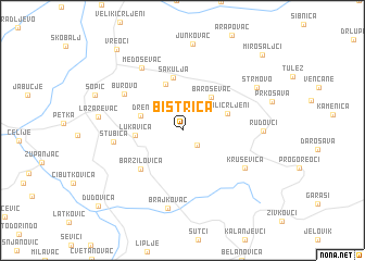 map of Bistrica