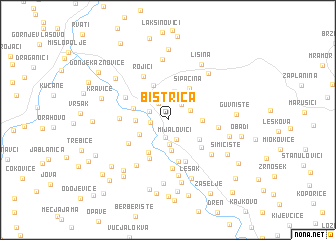 map of Bistrica