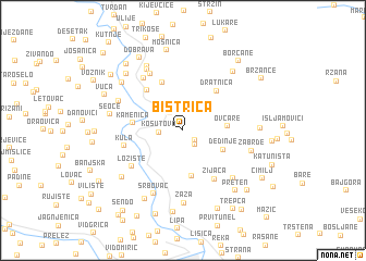 map of Bistrica