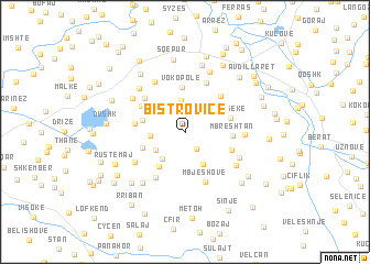 map of Bistrovicë