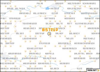 map of Bistrup