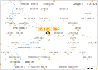 map of Bistuszowa