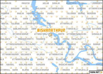 map of Biswanāthpur