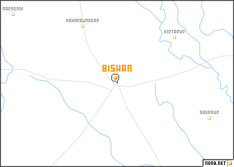 map of Biswān