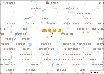 map of Biswāspur