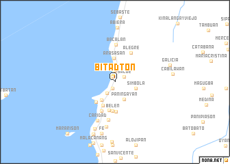 map of Bitadton