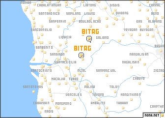 map of Bitag