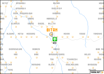 map of Bitam