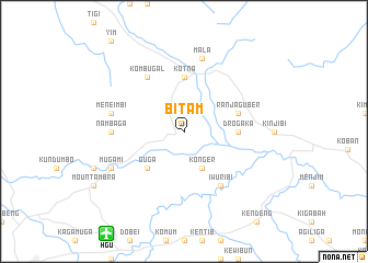 map of Bitam