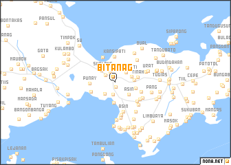 map of Bitanag