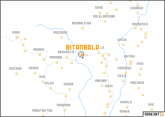 map of Bitanbala