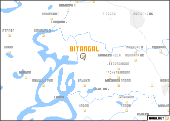 map of Bitangal