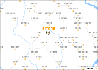 map of Bitang