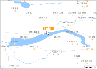 map of Bitāni