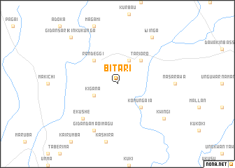 map of Bitari