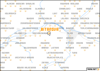 map of Bitarová