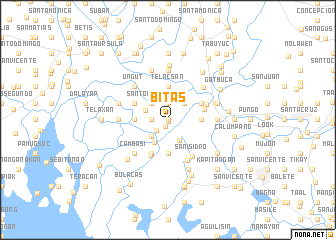 map of Bitas