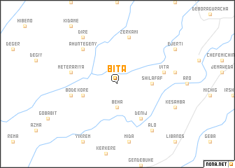 map of Bītʼa